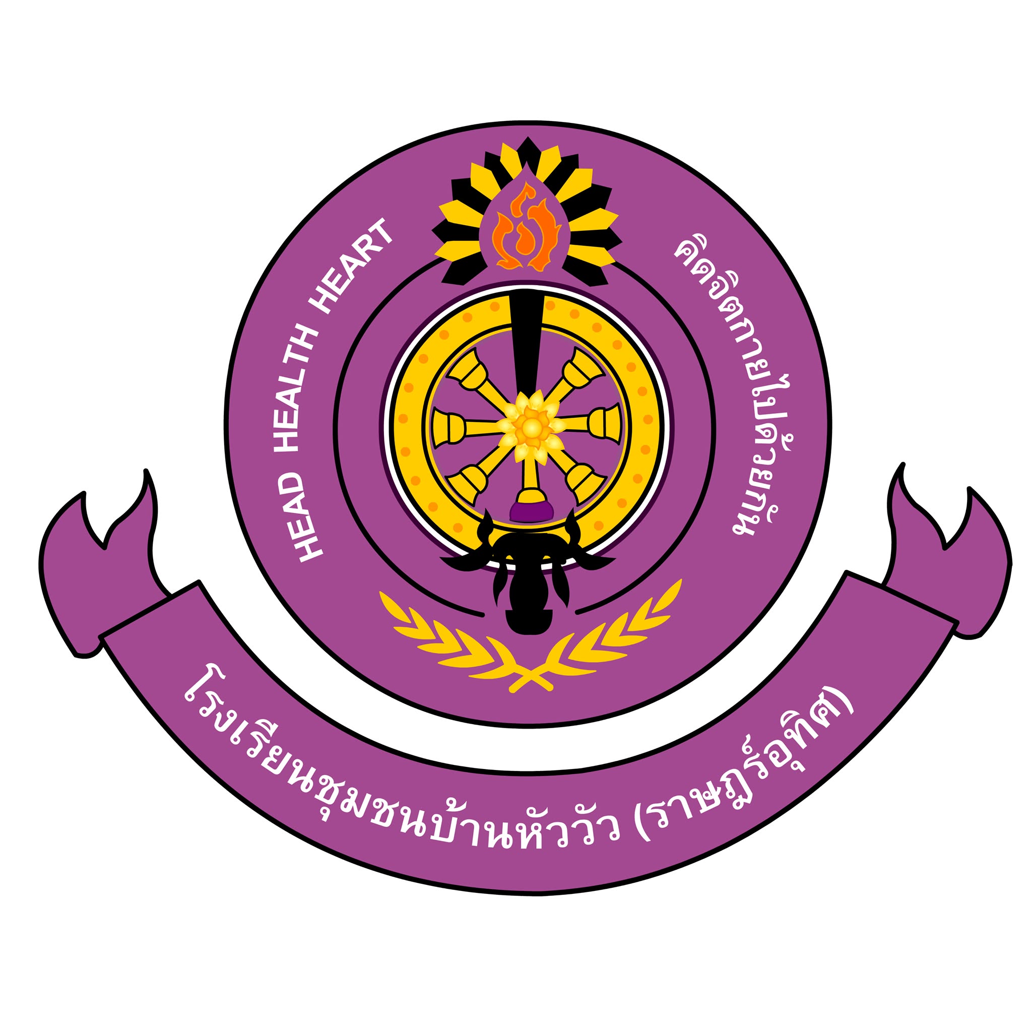 โลโก้ทีมชุมชนบ้านหัววัว(ราษฎร์อุทิศ)